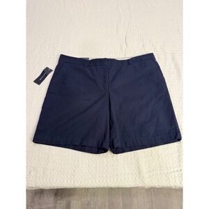 NWT Navy Blue Women's Shorts, Tommy Hilfiger, Plus Size US 16